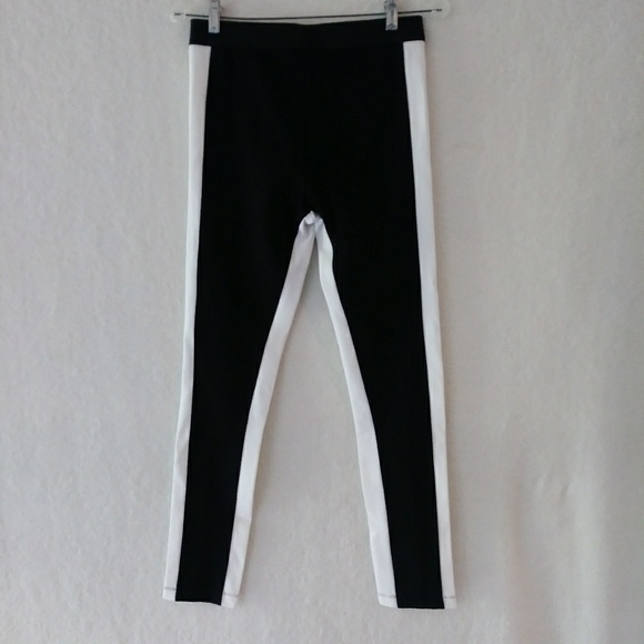 SALE! NWD BCBGMaxazria Sasha Blk/Wht Leggings Pant - Picture 3 of 6